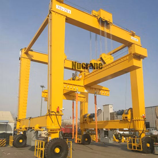 Marine Travel Lift 30 Ton Gantry Straddle Boat Hoist Gantry Crane