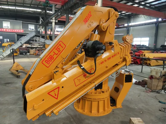 Bob Lift 4tons Marine Deck Crane Boat Lifting Cranes with Knuckle Boom Cranes