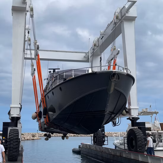 Mobile Boat Lifting Yacht Lift Gantry Crane