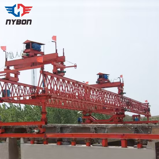 Crane for Building Bridge in The Air or Above The River
