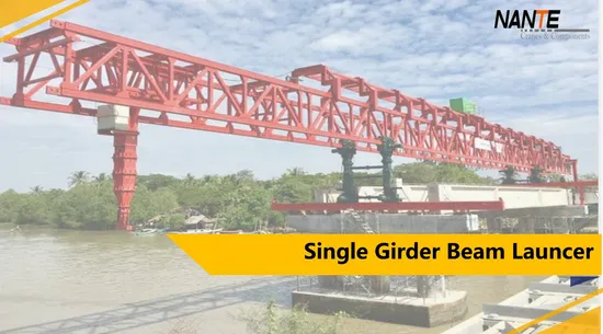 80t Single Girder Beam Launcher for High